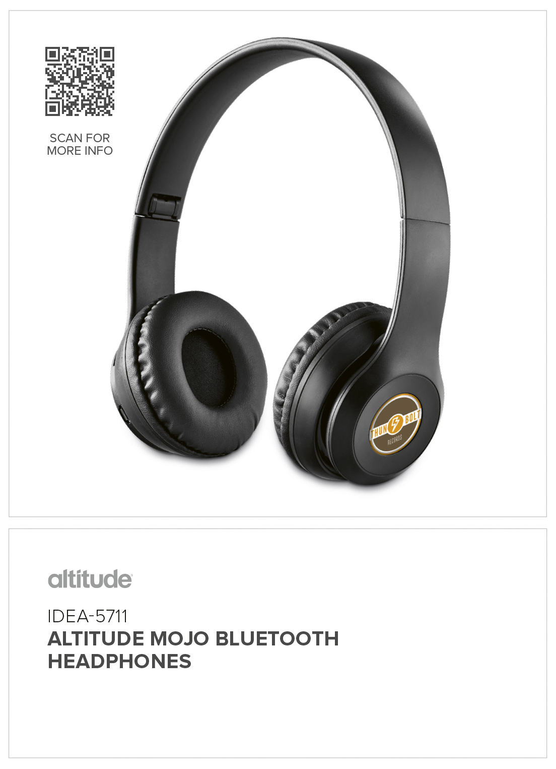 Altitude Mojo Bluetooth Headphones CATALOGUE_IMAGE